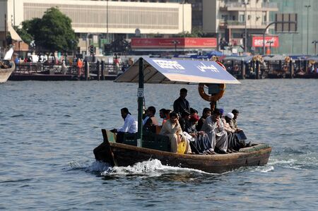 Abra ferrying passengers across the Dubai creek. Photo taken at 21st of January 2009