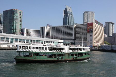 Celestial Star ferry ship in Hong Kong. Photo taken at 28th of November 2010のeditorial素材