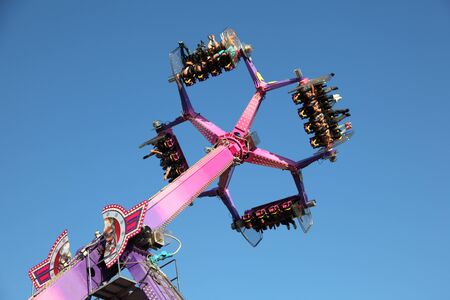Carnival Ride in Santa Cruz de Tenerife, Spain. Photo taken at 27th of February 2011のeditorial素材