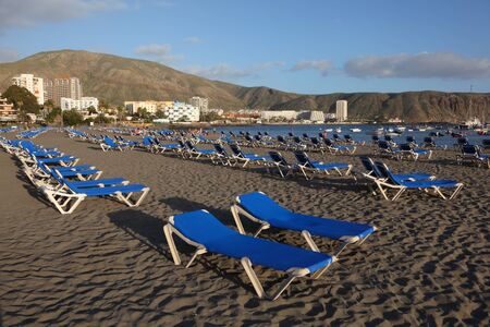 Playa de Los Cristianos, Canary Island Tenerife, Spain. Photo taken at 28th of February 2011のeditorial素材