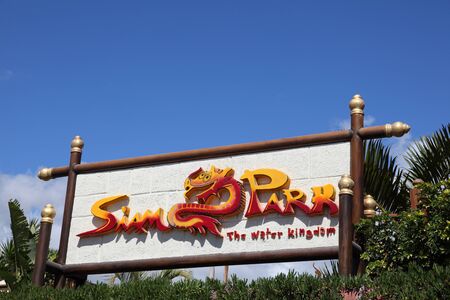 Siam Park - the largest water fun park in Europe. Las Americas, Canary Island Tenerife, Spain. Photo taken at 10th of March 2011のeditorial素材