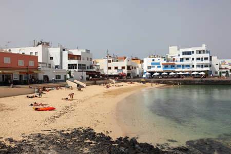 Beach in Corralejo, Canary Island Fuerteventura, Spain.Photo taken at 2nd of April 2011のeditorial素材