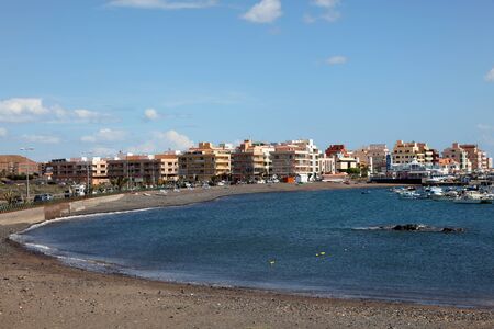 Beach of Las Galletas, Canary Island Tenerife, Spain. Photo taken at 3rd of March 2011のeditorial素材