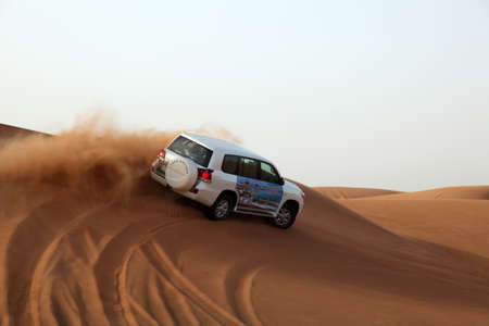 Dune bashing in Dubai, United Arab Emirates. Photo taken on 6th of June 2011のeditorial素材