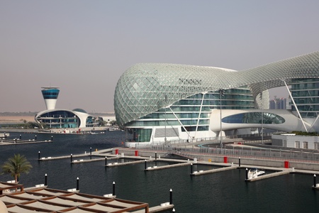 Yas Marina in Abu Dhabi, United Arab Emiratesのeditorial素材