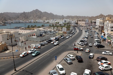 The old town of Muscat - Mutrah, Oman. Photo taken on 10th of June 2011のeditorial素材