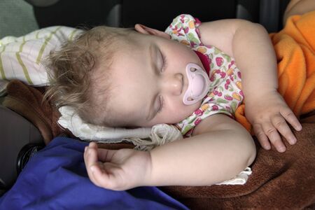 Cute baby girl sleeping