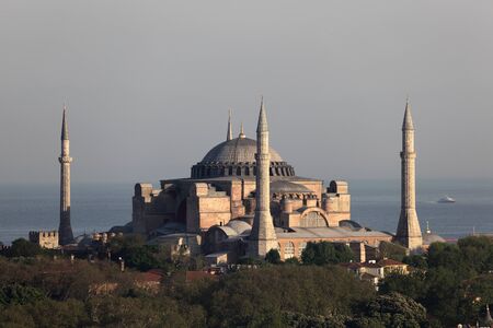 Hagia Sophia mosque in Istanbul Turkeyのeditorial素材