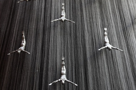 The Waterfall inside of Dubai Mall. Photo taken at 27th of Mai 2011のeditorial素材