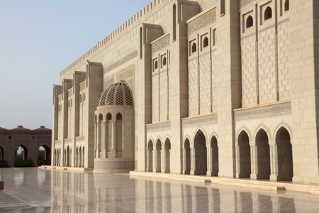 Sultan Qaboos Grand Mosque in Muscat, Omanの写真素材