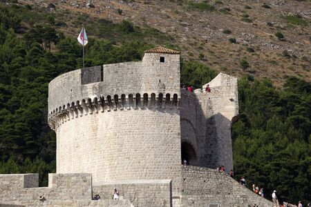 Fortified wall of Dubrovnik, Croatia. Photo taken at 13th of July 2011