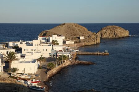 Village La Isleta near Cabo de Gata, Almeria Spainのeditorial素材