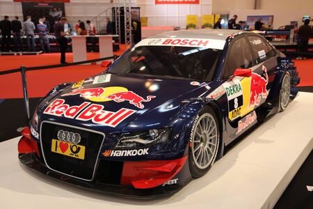 ESSEN - NOV 29: Audi A4 DTM R14+ shown at the Essen Motor Show in Essen, Germany, on November 29,...