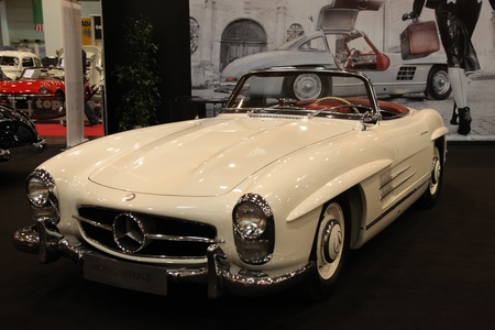 ESSEN, GERMANY - NOV 29: Mercedes-Benz 300 SL Roadster from 1960 shown at the Essen Motor Show in...