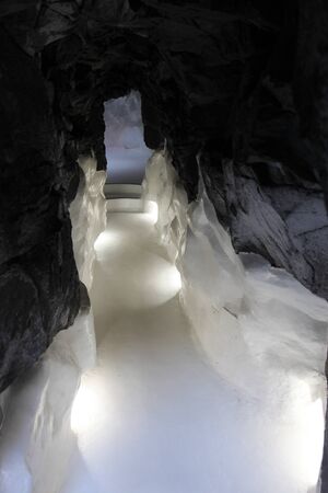 Gangway in Cesar Manrique house, Lanzarote Spainのeditorial素材