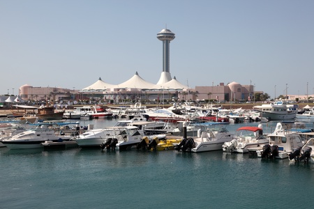 Abu Dhabi Marina, United Arab Emirates. Photo taken at 12th of January 2012のeditorial素材