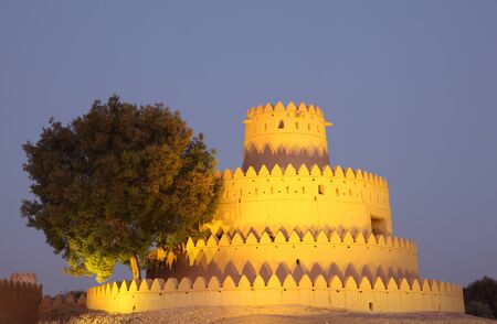 Al Jahili fort in Al Ain, Emirate of Abu Dhabiのeditorial素材