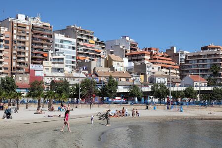 Beach in Alicante, Catalonia Spail. Photo taken at 1st of Mai 2012のeditorial素材