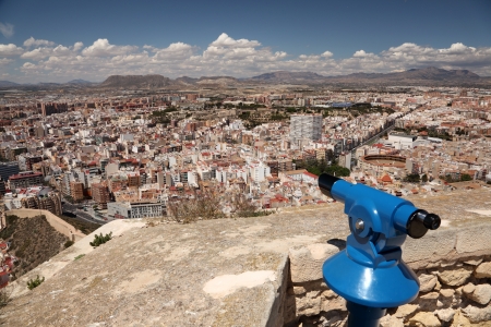 Cityscape of Alicante, Catalonia Spainの写真素材