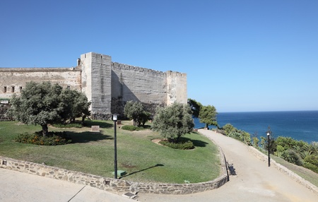 Fortress Castillo de Sohail in Fuengirola, Andalusia Spainのeditorial素材