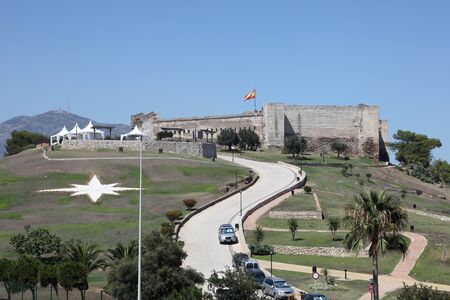 Fortress Castillo de Sohail in Fuengirola, Andalusia Spainのeditorial素材