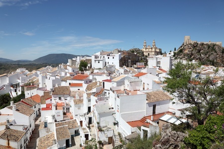 White andalusian town Olvera, Spain