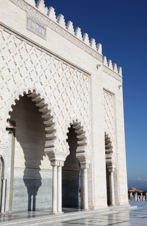 The Mausoleum of Mohammed V in Rabat, Moroccoのeditorial素材