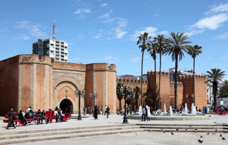 Bab el Had Square in Rabat, Moroccoのeditorial素材