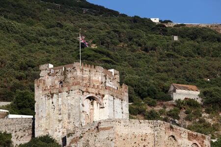 Ancient moorish castle in Gibraltarのeditorial素材