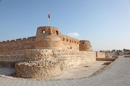 Historic Arad Fort in Muharraq. Bahrain, Middle Eastのeditorial素材