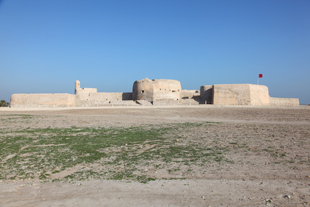 Qal'at al-Bahrain Site Museum (Fort of Bahrain) in Manama, Bahrain, Middle Eastのeditorial素材