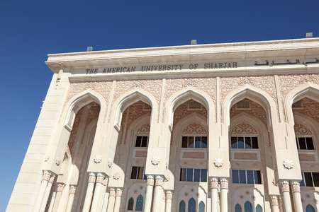 The American University of Sharjah, United Arab Emiratesのeditorial素材