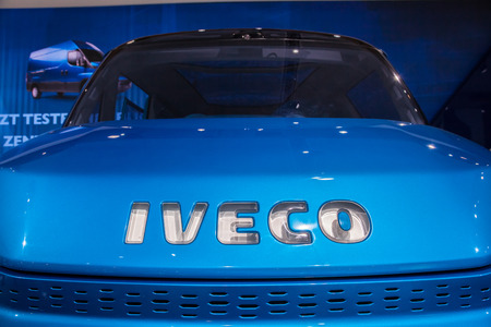 IVECO VISION Concept Van at the 65th IAA Commercial Vehicles Fair 2014 in Hannover, Germanyのeditorial素材