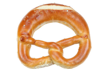 Pretzel isolated on white background