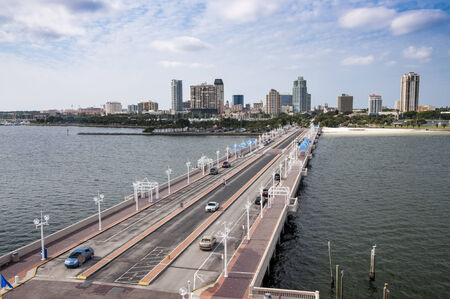 St. Petersburg from the Pier, Florida USAのeditorial素材