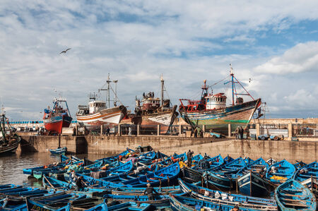 The old port of Essaouira, Morocco, Africaのeditorial素材