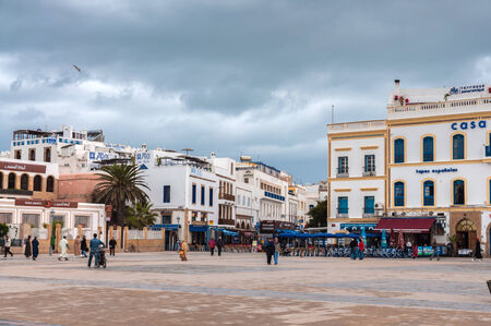 Central plaza of Essaouira, Morocco, Africaのeditorial素材