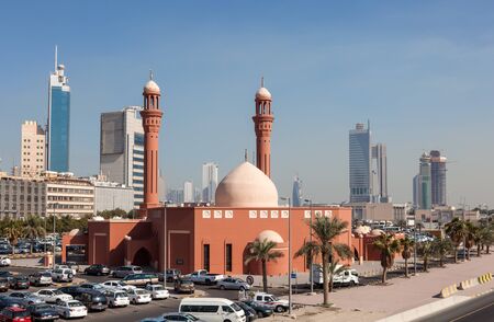 Bader Al Mailam Mosque in Kuwait City. December 8, 2014 in Kuwait, Middle East