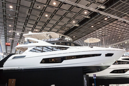 boot Duesseldorf 2015 - the worlds biggest yachting and water sports exhibition. January 25, 2015 in Duesseldorf, Germanyのeditorial素材