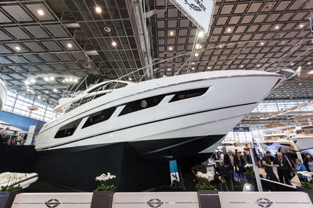 boot Duesseldorf 2015 - the worlds biggest yachting and water sports exhibition. January 25, 2015 in Duesseldorf, Germanyのeditorial素材