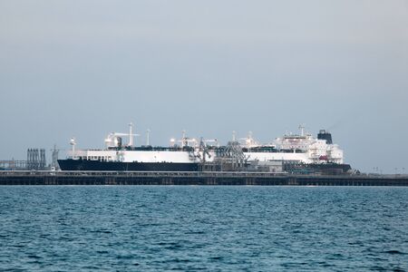 Tanker ship in the port of Kuwait, Middle Eastのeditorial素材
