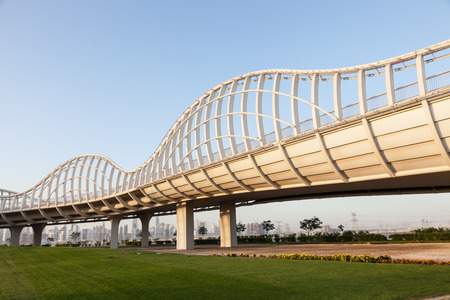 Meydan Bridge in Dubai, United Arab Emirates
