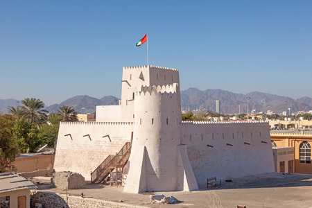 Historic Kalba fort in the Emirate of Fujairah, United Arab Emiratesのeditorial素材
