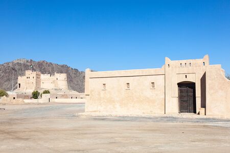 Historic fort and heritage village in Fujairah, United Arab Emiratesのeditorial素材