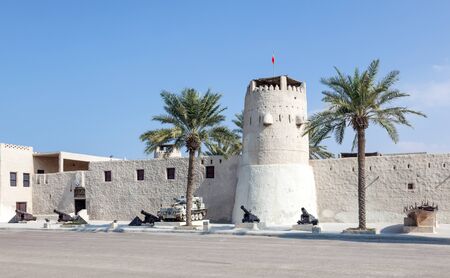 Historic fort and museum in Umm Al Quwain, United Arab Emiratesのeditorial素材