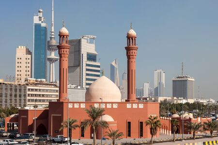 Bader Al Mailam Mosque in Kuwait City, Middle Eastの写真素材