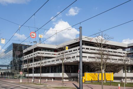 BREMEN, GERMANY - APR 5: Main building of the University of Bremen. April 5, 2015 in Bremen, Germanyのeditorial素材