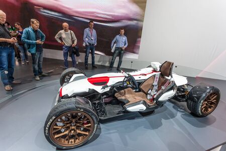 FRANKFURT, GERMANY - SEP 22: Honda Project 2 and 4 Concept Car at the IAA International Motor Show...