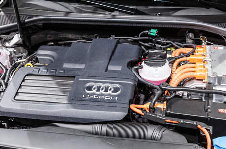 FRANKFURT, GERMANY - SEP 22: Audi e-tron quattro concept motor at the IAA International Motor Show...
