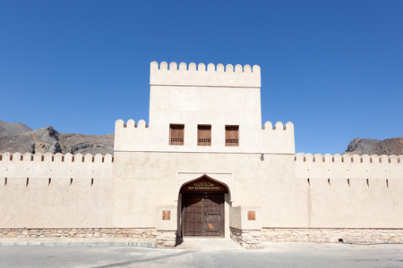 Bayt Ar Ridaydah Castle near Nizwa. Sultanate of Oman, Middle Eastのeditorial素材